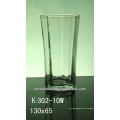 k-302-10w translucent drinking glass with square shape